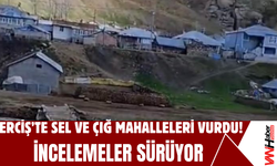 Erciş’te Sel ve Çığ Mahalleleri Vurdu!