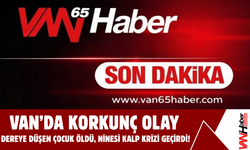 SON DAKİKA:Erciş’te 9 Yaşındaki Çocuk Derede Boğuldu, Ninesi Kalp Krizine Yenildi!