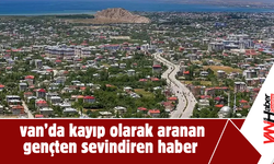 Van’da Kayıp Olarak Aranan Genç Bulundu