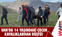 Van’da Kayalıklardan Düşen 14 Yaşındaki Çocuk Hastaneye Kaldırıldı