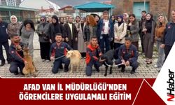 AFAD Van İl Müdürlüğü’nden Öğrencilere Uygulamalı Eğitim!