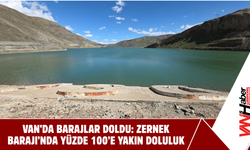 Van’da Barajlar Doldu: Zernek Barajı’nda Yüzde 100’e Yakın Doluluk