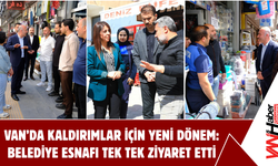 Van’da Kaldırımlar İçin Yeni Dönem: Belediye Esnafı Tek Tek Ziyaret Etti!