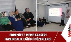 Edremit’te Meme Kanseri Farkındalık Eğitimi Düzenlendi