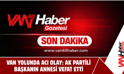 Van Yolunda Acı Olay: AK Partili Başkanın Annesi Vefat Etti