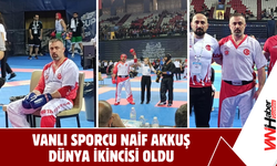 Vanlı Sporcu Naif Akkuş Dünya İkincisi Oldu