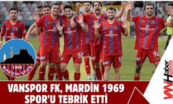 Vanspor FK, Mardin 1969 Spor’u Tebrik Etti