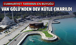 Cumhuriyet tarihinin en büyüğüydü! Van’da şimdiye kadar gölden ne kadar dip çamur çıkarıldı? Yetkililer Açıkladı!