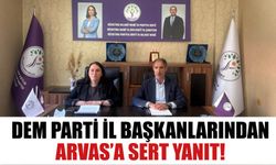 DEM PARTİ İl Başkanlarından Arvas’a Sert Yanıt!