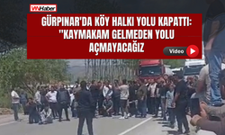 Gürpınar'da Köy Halkı Yolu Kapattı: "Kaymakam Gelmeden Yolu Açmayacağız"