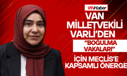 Van Milletvekili Varli’den “Boğulma Vakaları” İçin Meclis’e Kapsamlı Önerge