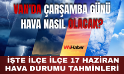 Van'da Yarın Hava Nasıl Olacak?