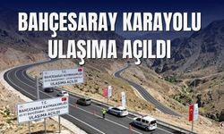 Van-Bahçesaray Karayolu Ulaşıma Açıldı