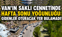Van'ın Saklı Cenneti Kanispi Şelalesinde Hafta Sonu Yoğunluğu: Gidenler Oturacak Yer Bulamadı!