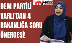 DEM Partili Varlı'dan 4 Bakanlığa Soru Önergesi!
