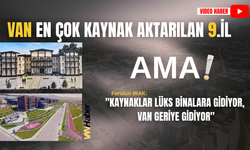 Van Türkiye’de En Çok Kaynak Aktarılan 9'uncu İl Ama Kaynaklar Lüks Binalara Gidiyor, Van Geriye Gidiyor!