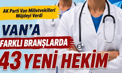 Van’a Müjde: 43 Yeni Hekim Atandı
