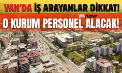 Van'da O Kurum Personel Alımı Yapacak! İşte Şartlar...