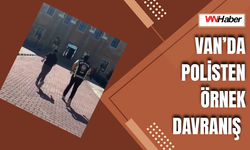 Van’da Polisten Örnek Davranış: Öğrenci Sınava Yetiştirildi