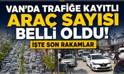Van'da Trafiğe Kayıtlı Araç Sayısı Belli Oldu! İşte Son Rakamlar