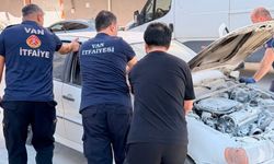 Van'da Seyir Halindeki Otomobil Alevlere Teslim Oldu!