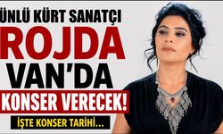 Ünlü Kürt Sanatçı Rojda Van’da Konser Verecek! İşte Konser Tarihi