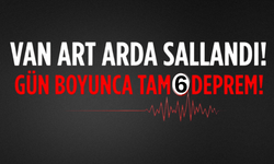 Van Art Arda Sallandı! Gün Boyunca 6 Deprem Meydana Geldi! 1 Temmuz 2026