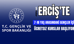 Erciş'te 7-18 Yaş Arasındaki Gençler İçin Ücretsiz Kurslar Başlıyor