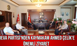 Erciş'te DEVA Partisi'nden Kaymakam Ahmed Çelik'e Hayırlı Olsun Ziyareti