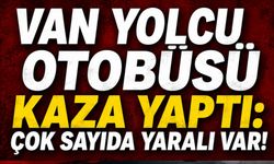 Van yolcu otobüsü Aksaray'da kaza yaptı: 19 yaralı!