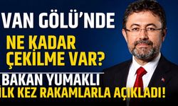 Van Gölü’nde Ne Kadar Çekilme Var? Bakan Yumaklı İlk Kez Rakamlarla Açıkladı!