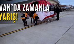 Entübe Edilen Bebek Helikopter Ambulansla Van'a Sevk Edildi