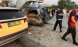 Van’da zincirleme trafik kazası: 1 yaralı