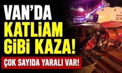 Van Gevaş’ta katliam gibi kaza: 5 yaralı!