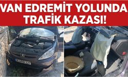 Van Edremit Yolunda Trafik Kazası!