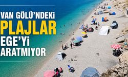Van Gölü'ndeki Plajlar Ege'yi Aratmıyor