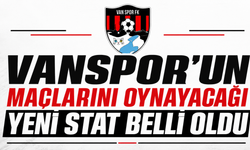 Vanspor’un Maçlarını Oynayacağı Yeni Stat Belli Oldu