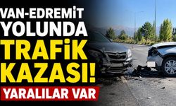 Van-Edremit Yolunda Trafik Kazası! Yaralılar Var