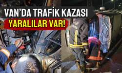 Van Edremit’te Kapalı Kasa Kamyonet Devrildi: 3 Kişi Yaralandı