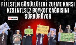 Van'da Filistin Gönüllüleri Her Hafta Meydanlarda