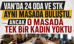 Van'da 'Ortak Akıl' Masası Kuruldu, Ancak O Masada Tek Bir Kadın Yoktu!
