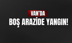 Van Gürpınar'da Boş Arazide Yangın!