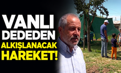 Vanlı Dededen Alkışlanacak Hareket! Torunları İçin Bahçesini Çocuk Parkına Dönüştürdü!