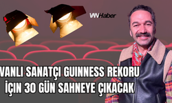 Vanlı Sanatçı Guinness Rekorlar Kitabına Girmeye Hazırlanıyor