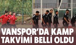 Vanspor'da Kamp Takvimi Belli Oldu