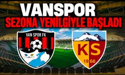 Vanspor yeni sezona yenilgiyle başladı