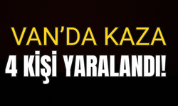 Erciş'te Hafif Ticari Kamyonet Takla Attı: 4 Kişi Yaralandı