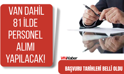 GSB'den Van Dahil 81 İlde 1.200 Personel Alımı! Kontenjanlar Açıklandı