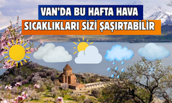 Van’da Sıcaklıklar Derken Sağanak Sürprizi!