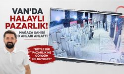 Van'da işitme engelli müşteriyle halaylı pazarlık gülümsetti